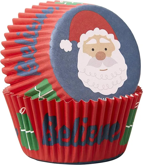 Cupcakevormpjes Kerstman Cupcakevormpjes Kerstman
