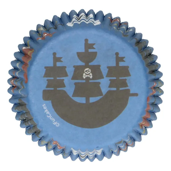 Baking cup -  Piraten pk/48