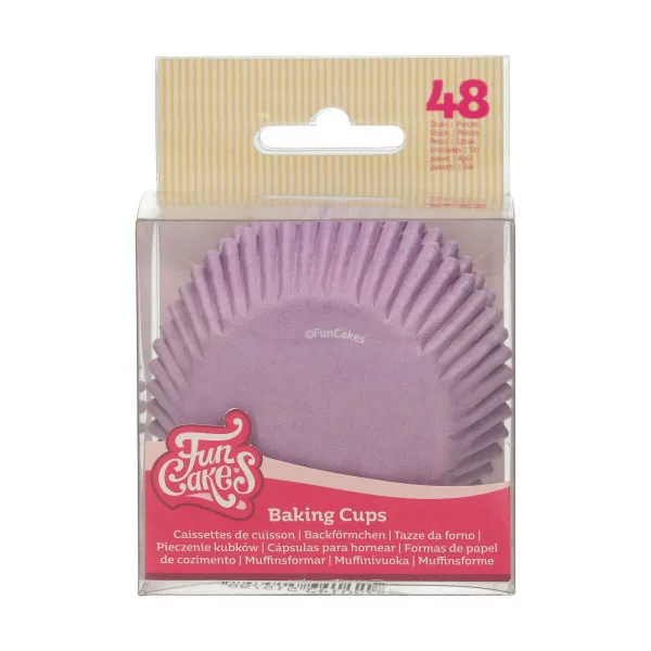 Baking cup -  Fuchsia pk/48
