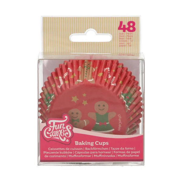 Baking cup -   Gingerbread pk/48