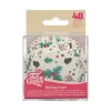 Baking cup -  Holly Leaf pk/48