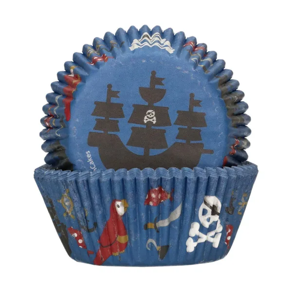 Baking cup -  Piraten pk/48
