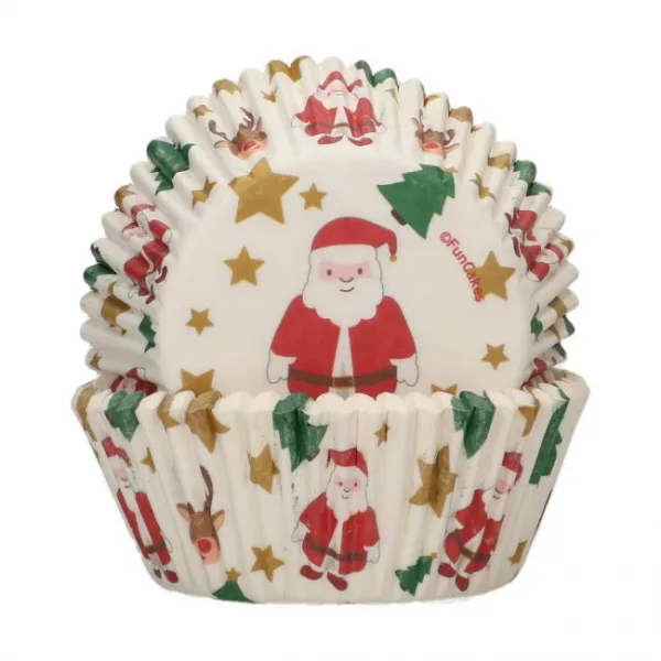 Baking cup -  Holly Leaf pk/48
