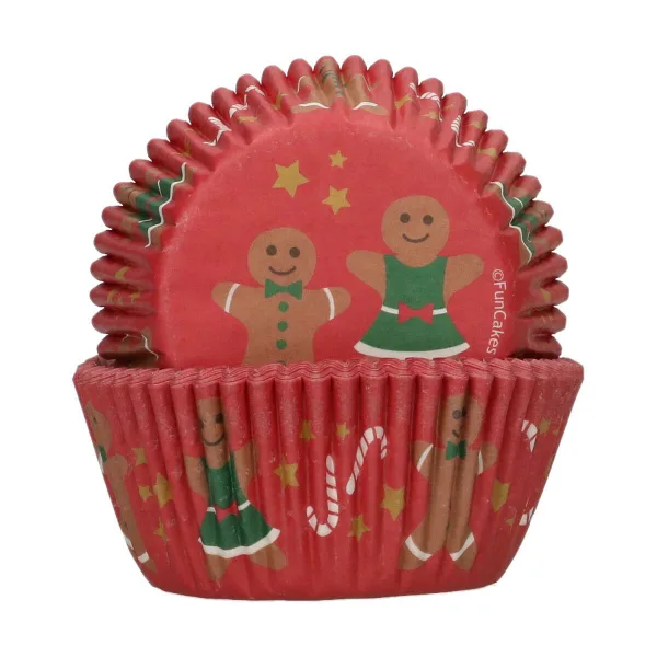 Baking cup -   Gingerbread pk/48