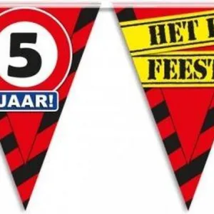 vlaggenlijn verkeersbord 5