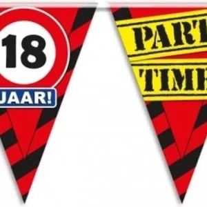 vlaggenlijn verkeersbord 18