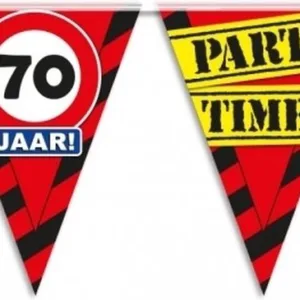 vlaggenlijn verkeersbord 70