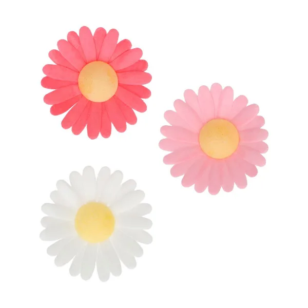 Eetbare Papieren Bloemen Madelief pk/13
