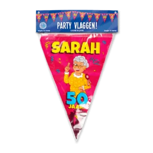 Party Flags - Sarah cartoon