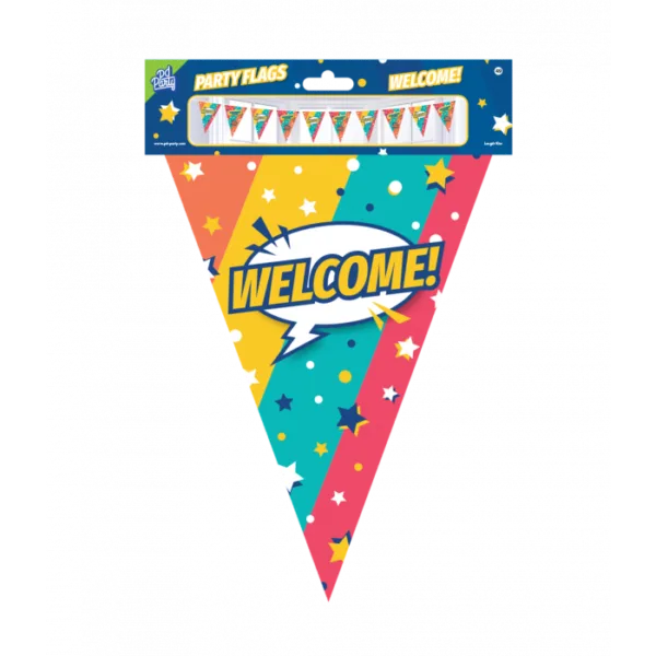 vlaggenlijn Welcome