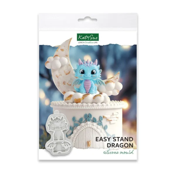 Silicone Moulds- Easy stand Dragon