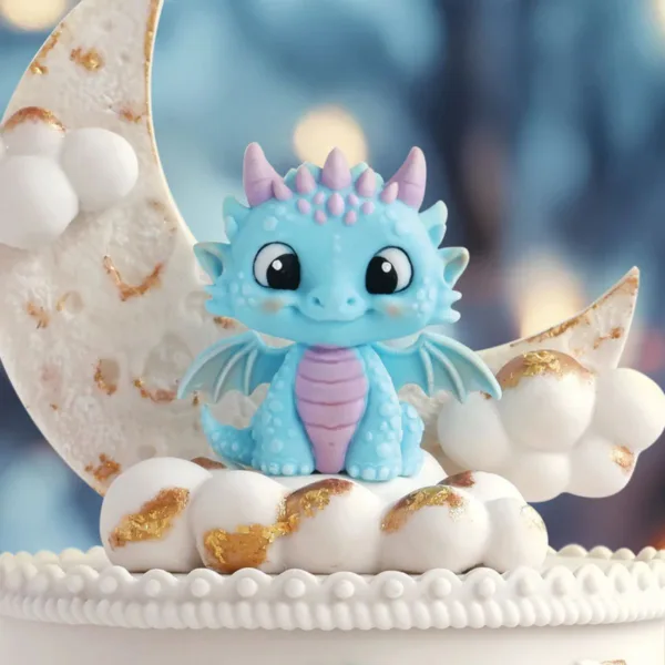 Silicone Moulds- Easy stand Dragon
