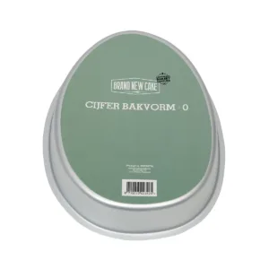 Brand New Cake bakvorm Cijfer 0