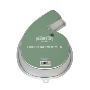Brand New Cake bakvorm Cijfer 6