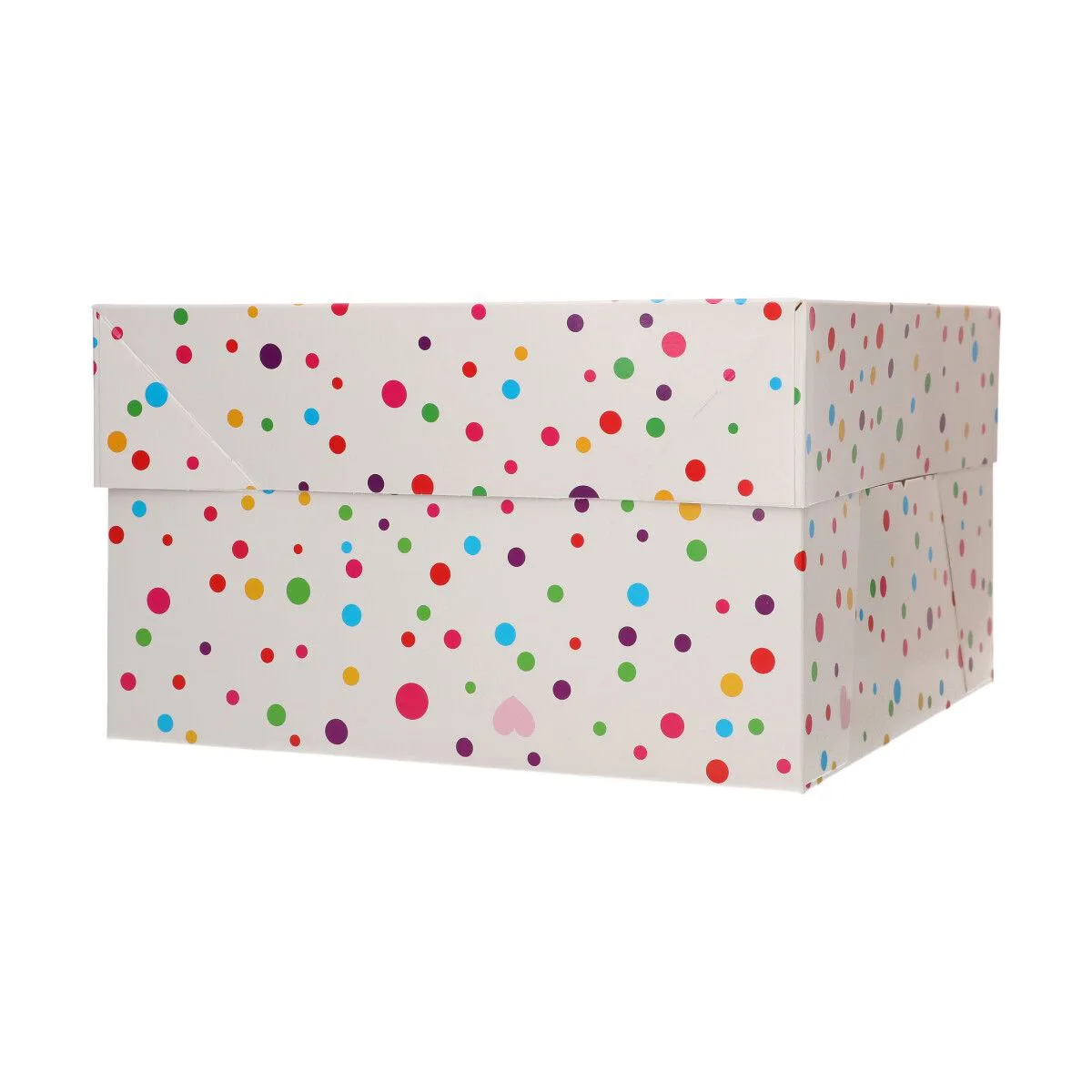 Taartdoos Confetti - 25x25x15cm pk/1 Taartdoos Confetti - 25x25x15cm pk/1