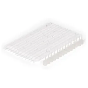 Kaarsjes wit zilver 12 stuks 14 cm lang