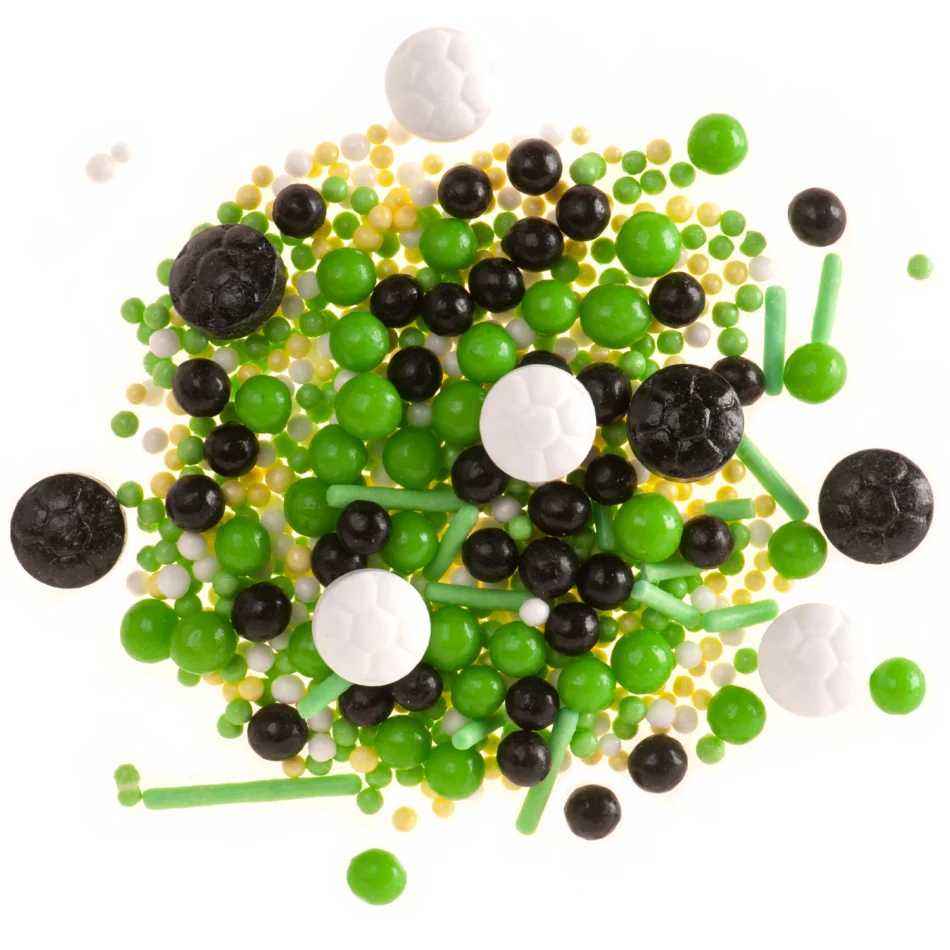 Voetbal sprinkles mix 70 g (3 x 23,3 g) Voetbal sprinkles mix 70 g (3 x 23,3 g)