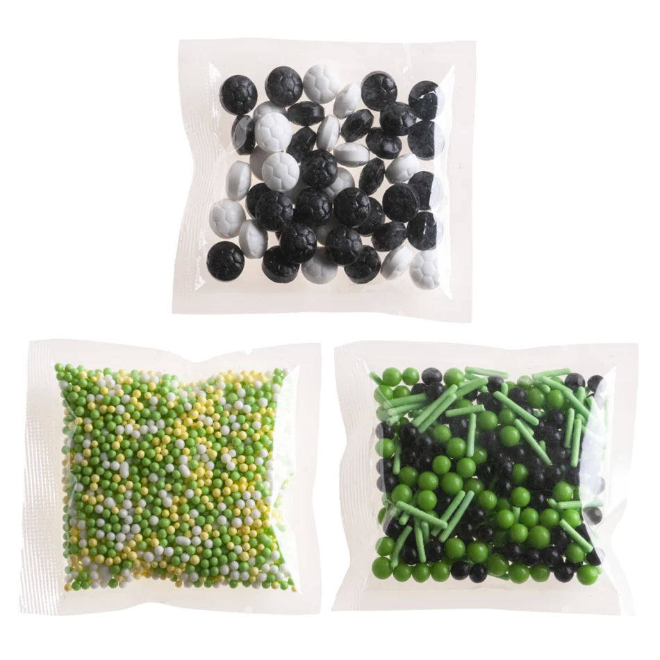 Voetbal sprinkles mix 70 g (3 x 23,3 g) Voetbal sprinkles mix 70 g (3 x 23,3 g)