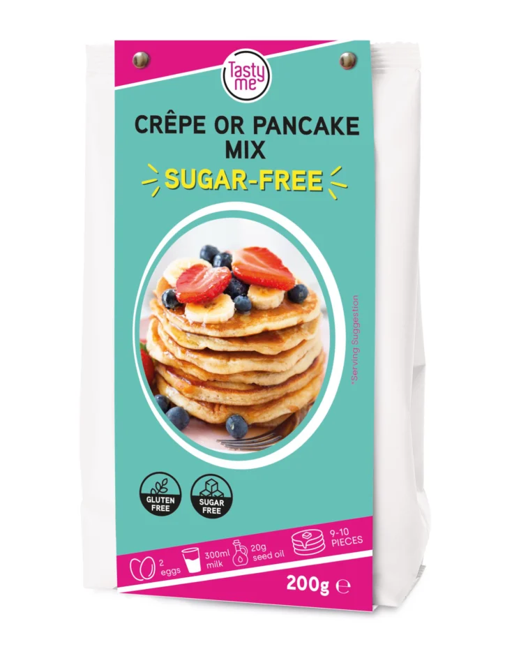 Crêpe or Pancake mix 200g - suikervrij Crêpe or Pancake mix 200g - suikervrij