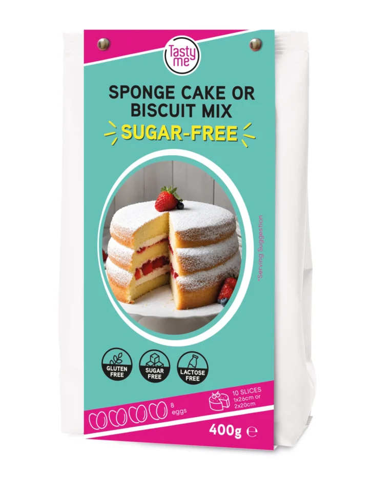 Raspberry Flavor Cake mix 300g - suikervrij Raspberry Flavor Cake mix 300g - suikervrij